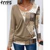 Women's Fashion Casual Spring Autumn Long Sleeve O-Neck Blouses & Shirts