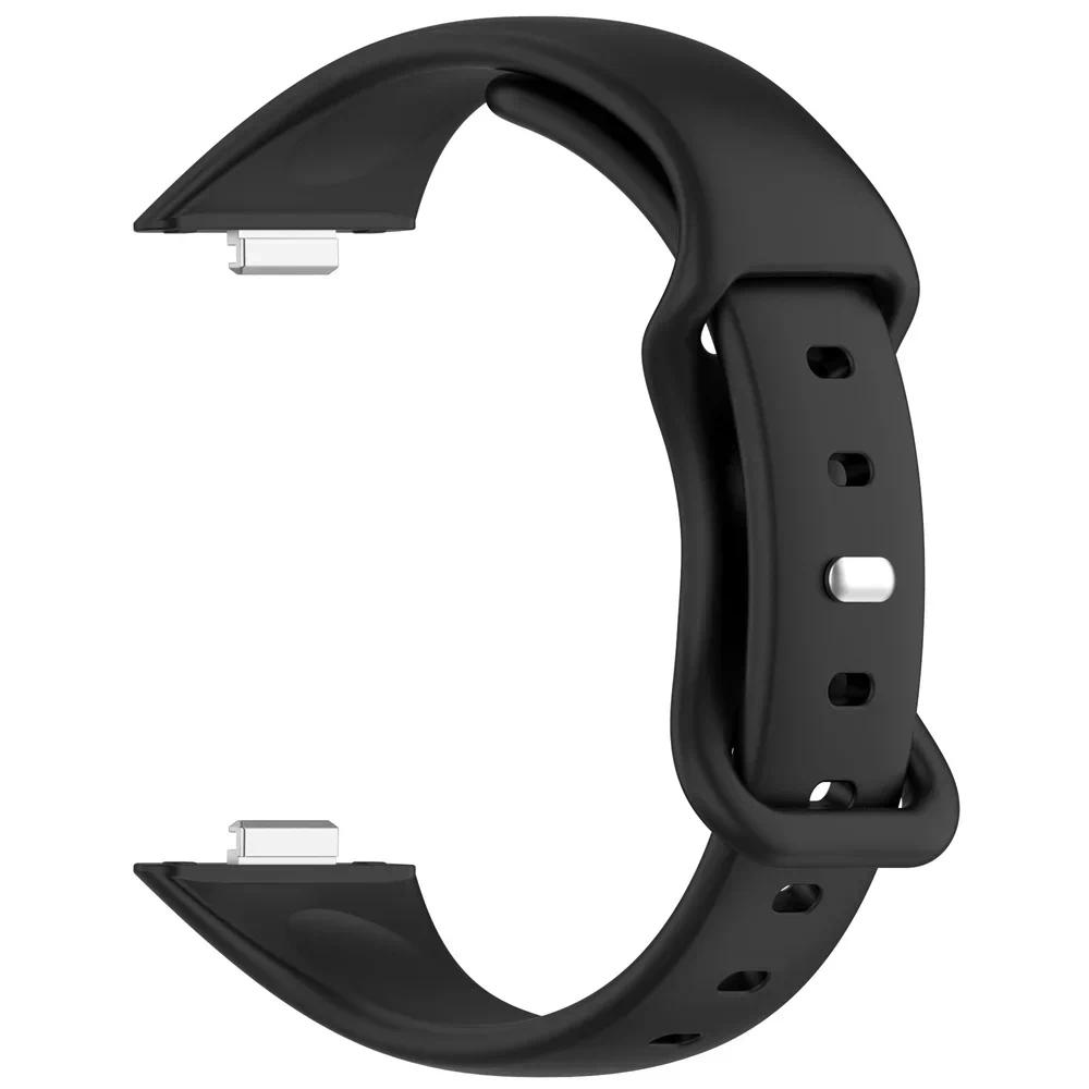 Мягкий силиконовый ремешок для Huawei Watch Fit 4 Fit 4 Pro Браслет для часов Мягкий силиконовый браслет со скрытой пряжкой для Huawei Watch Fit 3