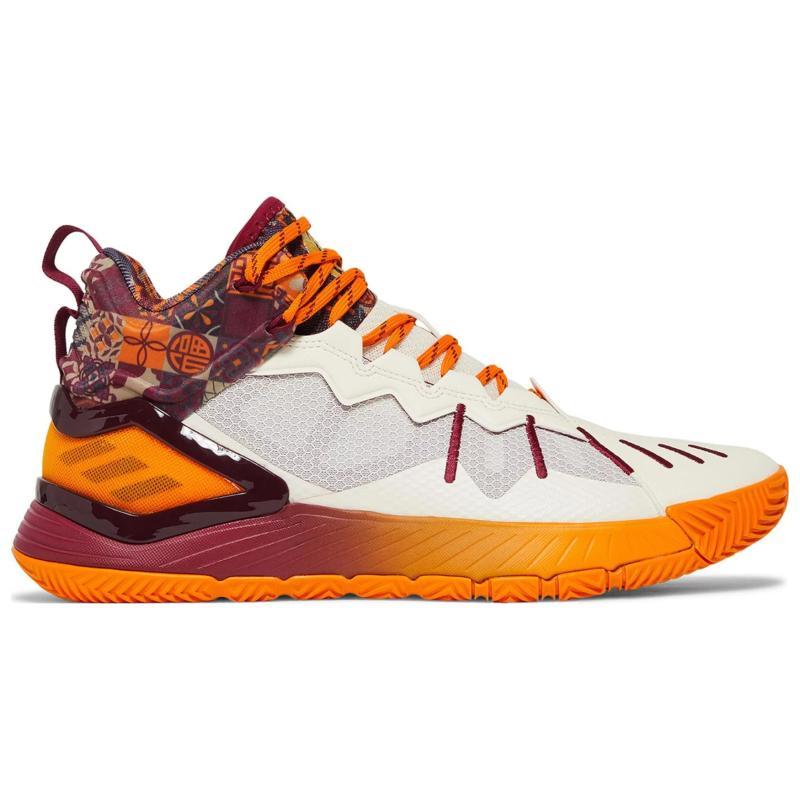 adidas D Rose Son Of Chi Белые Ярко-оранжевые Кроссовки GV8717
