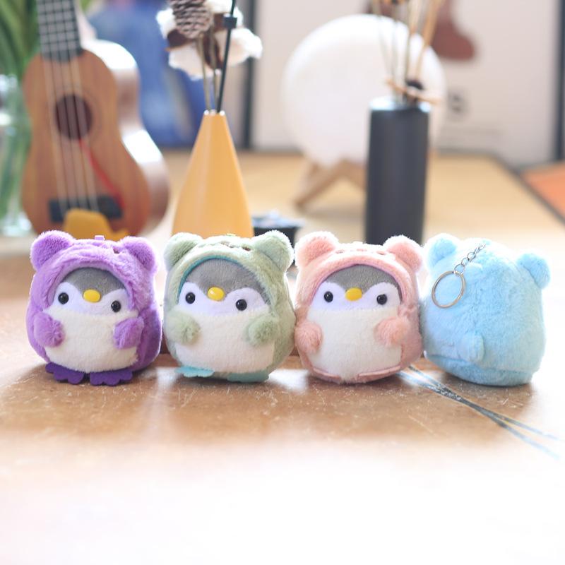 Cute Little Penguin Pendant Plush Toy Doll Cartoon Bag Hanging Keychain Rag Doll Doll