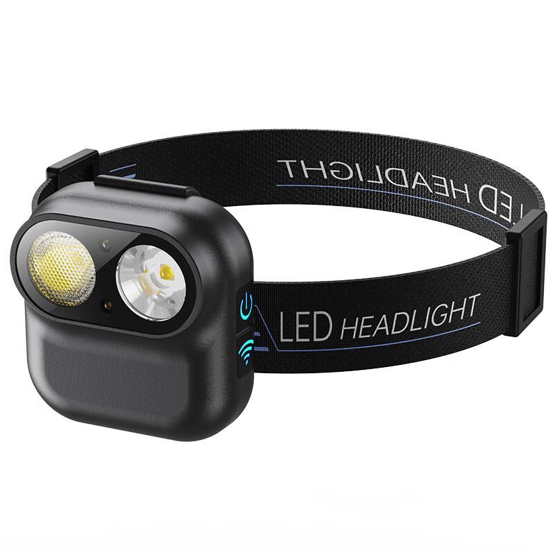 UOSU Outdoor Waterproof Rechargeable Zoom Sensor Headlamp