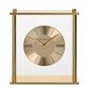 Wm. Widdop Gold Square Mantel Clock