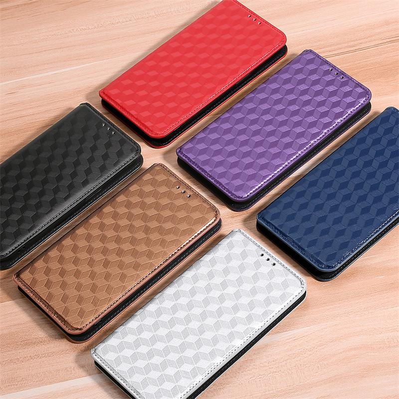 Кожаный чехол-кошелек для Motorola Edge 40 со слотом для карт и подставкой.