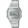 Цифровые часы Серебристые A168wem 7