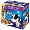 Felix Pouch Soft Grill Adult Cat Fish Meat Variety 50gx12 Bags