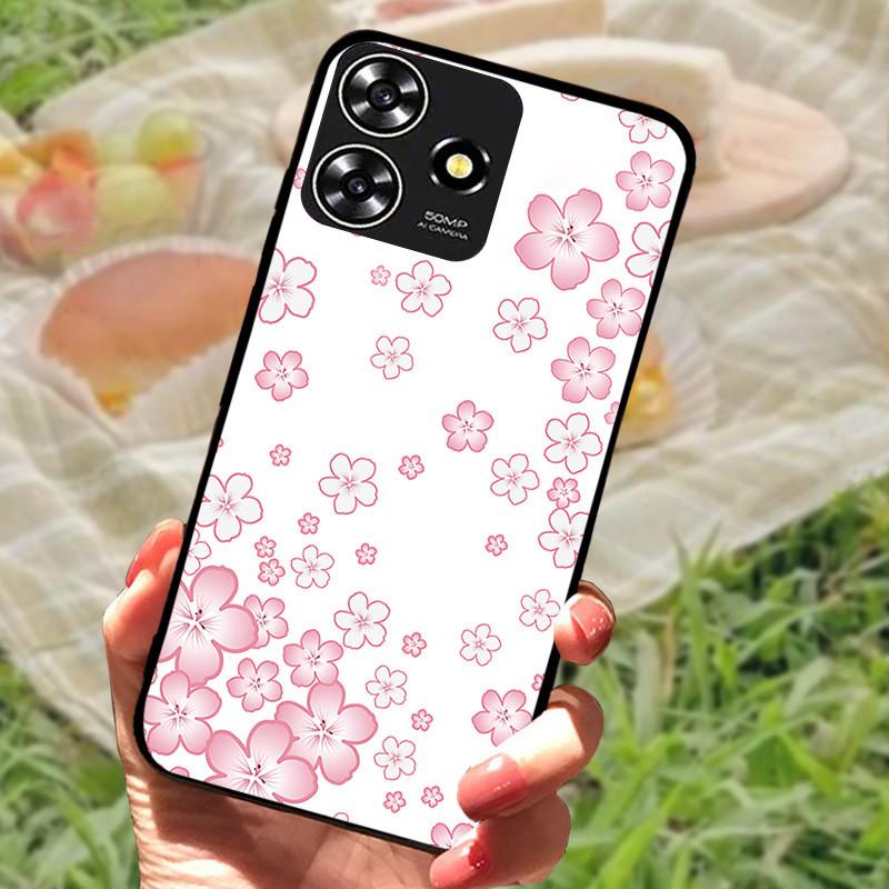 Для ZTE Blade V50 Умный Чехол-Крышка Силиконовый Мягкий Мраморный Черный Бампер Funda Coque для ZTE V50 Дизайн 4G Защитный V50Smart