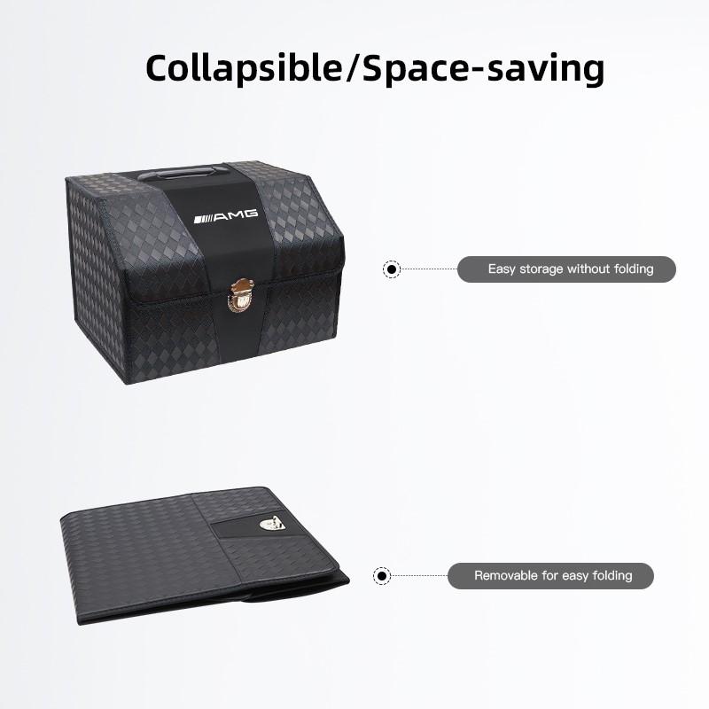 Car Trunk Storage Organizer Trunk Organizer Stowing Tidying Accessorie For Mercedes Benz AMG W203 W204 W205 W20 Hub Center Cover AW1