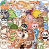 50 Large-eyed Animal Group Graffiti Stickers Decorate Guitar Notebook Suitcase DIY Waterproof Stickers