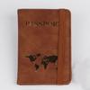 Personalised Travel Accessories Passport Holder Case Wallet Bags RFID Blocking PU Leather Passport Holder Case Elastic Style