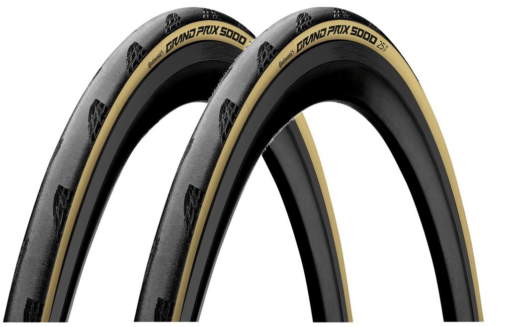 Набор из 2 мячей для гольфа Continental Grand Prix 5000, кремовая боковина, черный (700x25см) [Импортировано]