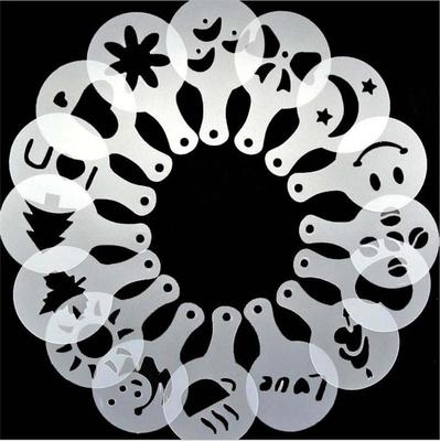 Форма для кофейного молочного кекса трафарет шаблон кофейного бариста капучино шаблон посыпка коврик для пыли ARI