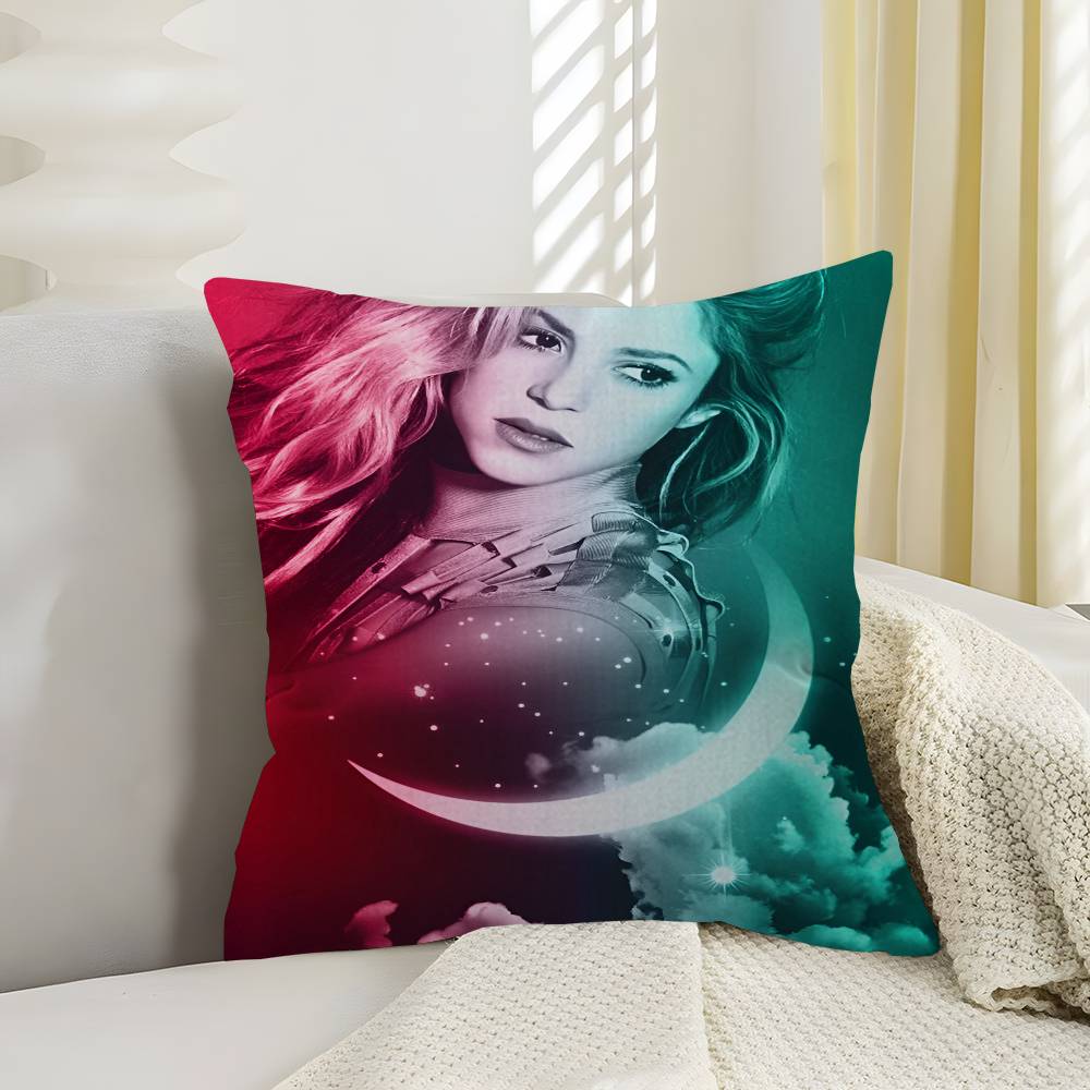 Pop Culture Graphics Shakira Pillow Cushion Cover Pillowcase Living Room Sofa Home Decor Customized