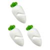 3Pcs Silicone Pot Lid Anti-spill Rack Chili Pepper Pot Lid Lifter Heat-Resistant Anti-Overflow Kitchen Tool
