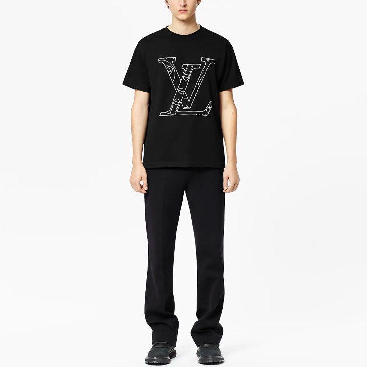 Louis Vuitton X NBA Футболка унисекс черная 1A8X0U