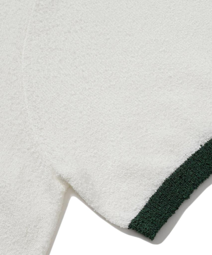 GRAYBLVD Aras Ringer Knit Short Sleeve Gkbst33 (Green)