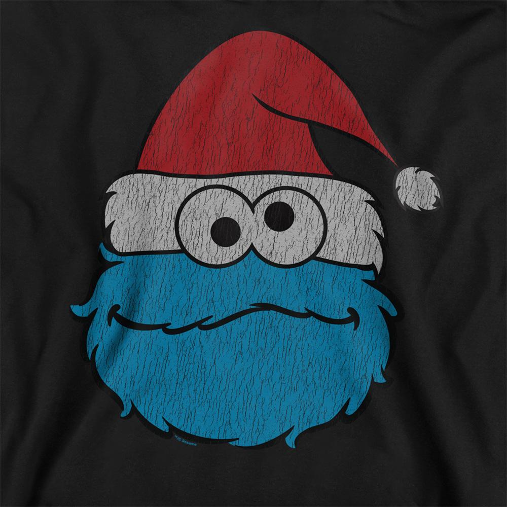 Sesame Street Unisex Adult Cookie Monster Christmas Sweatshirt