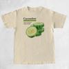 Cucumber Graphic Tees Retro Fashion Streetwear TShirts Women Short Sleeve Vegetable T Shirt Unisex Vintage Clothes