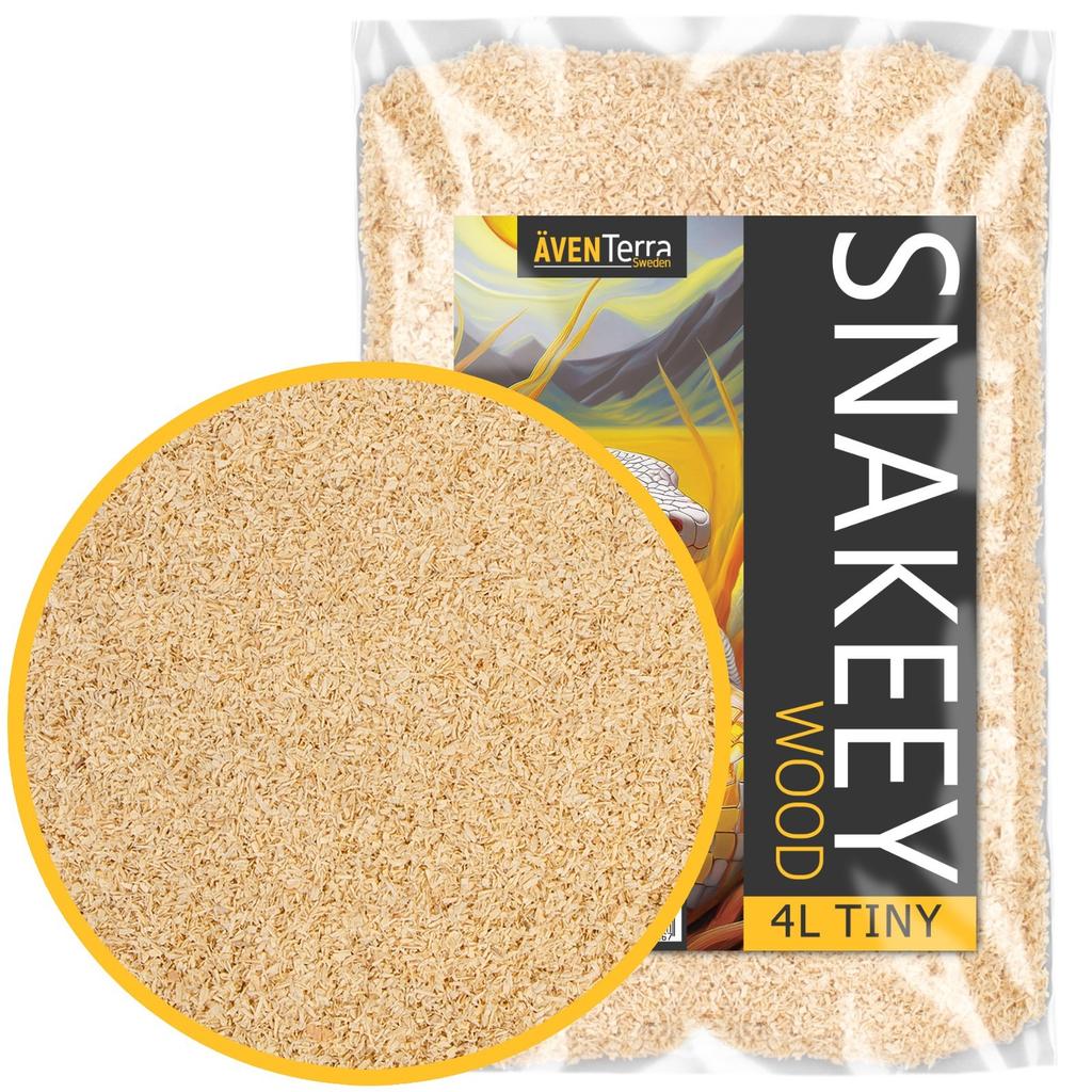 Wooden Sawdust Substrate for Snakes and Rodents, Natural and Dry, 4L