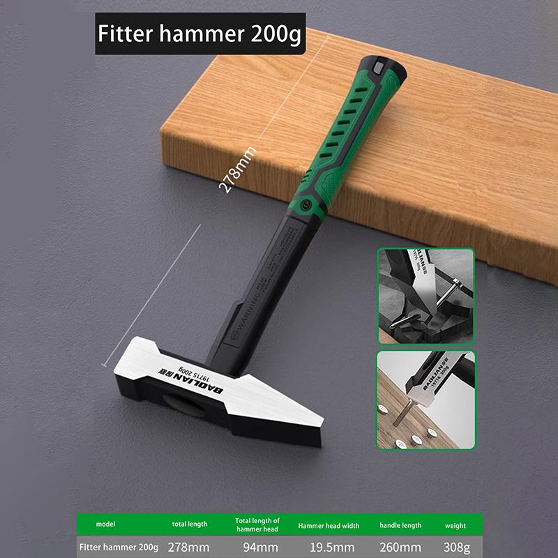 Аппаратные инструменты, Отделка зданий, Молоток с плоской головкой 200/300 г, Молоток-утконос с пластиковым покрытием, Головка молотка 500 г, Слесарный молоток