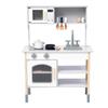 OSJ Play Kitchen Play Kitchen Wooden Play Set Birthday Kitchen Educational Toys for Children Children Storage Copy Stove Mini Kitchen Toy Kitchen Kids