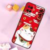 Китайский милый счастливый кот Чехол Для Oppo A6 A5 Pro A15 A16 A76 A96 A17 A57 A98 A58 A78 A18 A38 A54 A74 A94 A40 A60 A80