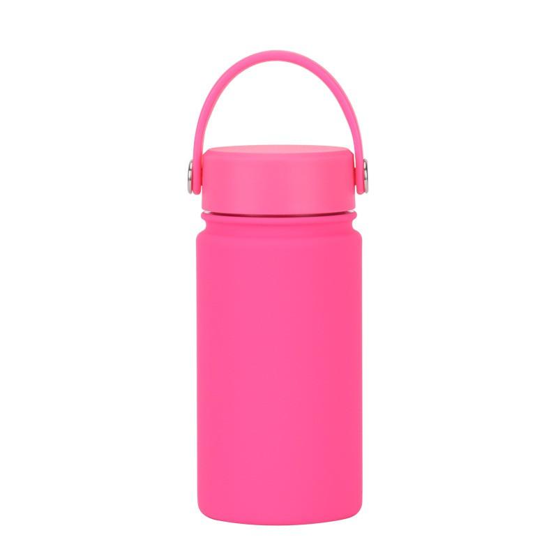 350ml Stainless Steel Vacuum Insulated Sports Water Bottle With Carry Loop 316 Inner Liner Leakproof Flip Cap