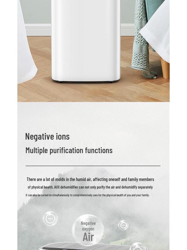 AUX Мощный бытовой осушитель - Поглотитель влаги для спальни и дома