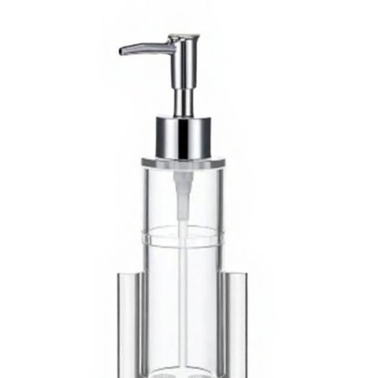 Диспенсер для мыла «Щелкунчик» Прозрачная рождественская бутылка для жидкого мыла для рук Многоразовая помпа для лосьона для мытья для праздничного декора ванной комнаты и кухни