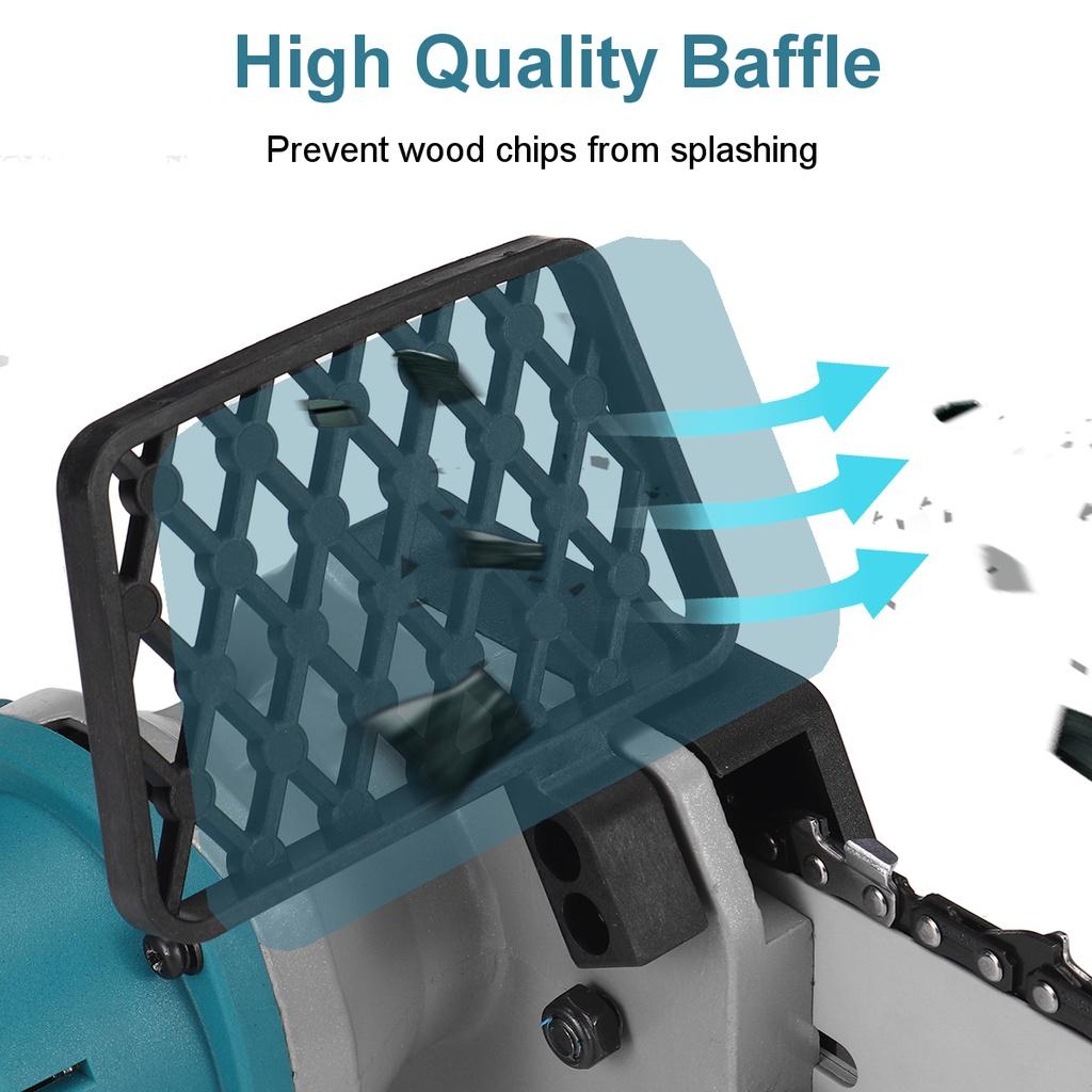 Электрическая бензопила 3000 Вт, кронштейн, аккумуляторная цепная пила 10 дюймов, резак по дереву, режущая машина, деревообрабатывающие инструменты с аккумулятором 588VF