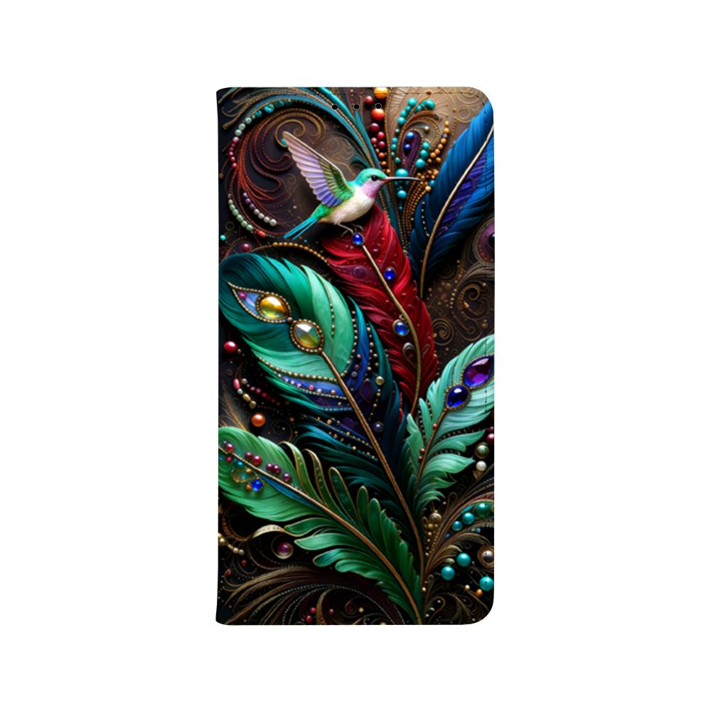 Противоударный чехол-раскладушка OnePlus 13S Flip: Модный красочный painted защитный чехол с подставкой