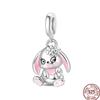 Originalcoppercute Подвески для питомцев Животные Собака Единорог Бусины Подвеска Подходит для браслета 3 мм DIY Для женщин Тонкие ювелирные изделия Подарок