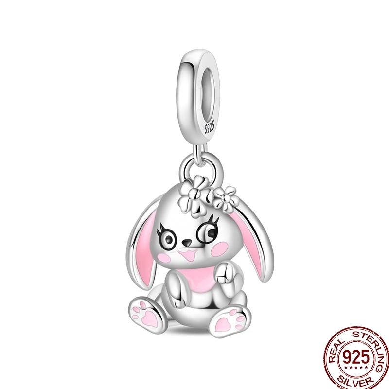 Originalcoppercute Подвески для питомцев Животные Собака Единорог Бусины Подвеска Подходит для браслета 3 мм DIY Для женщин Тонкие ювелирные изделия Подарок