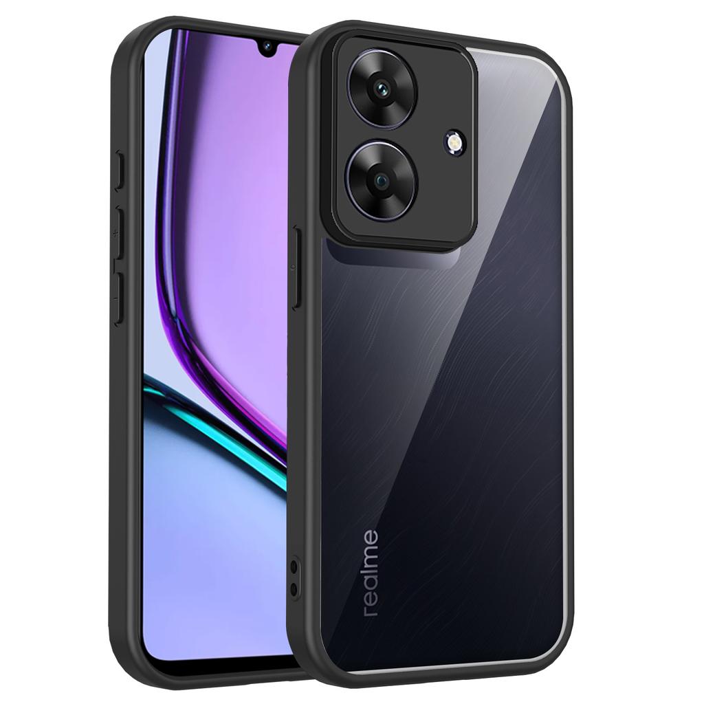 Для Realme Note 60 Чехол Realme note 60X Чехол для телефона Realme Note60 Чехол Воздушная подушка Силиконовый бампер Прозрачная матовая задняя крышка Жесткая