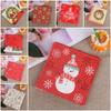 20pcs Home Decorative Santa Claus Cute Christmas Decoration Printing Paper Napkin Towel Serviette
