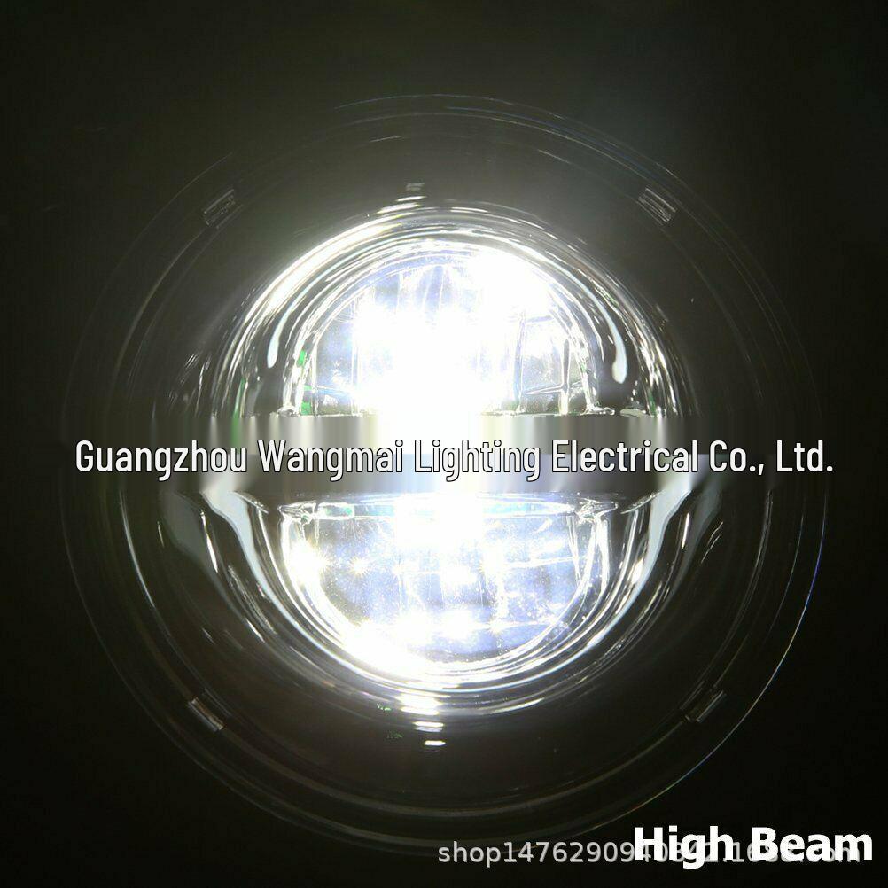 5,75-дюймовая светодиодная фара для мотоцикла Harley, 50 Вт, ближний/дальний свет, высокая яркость