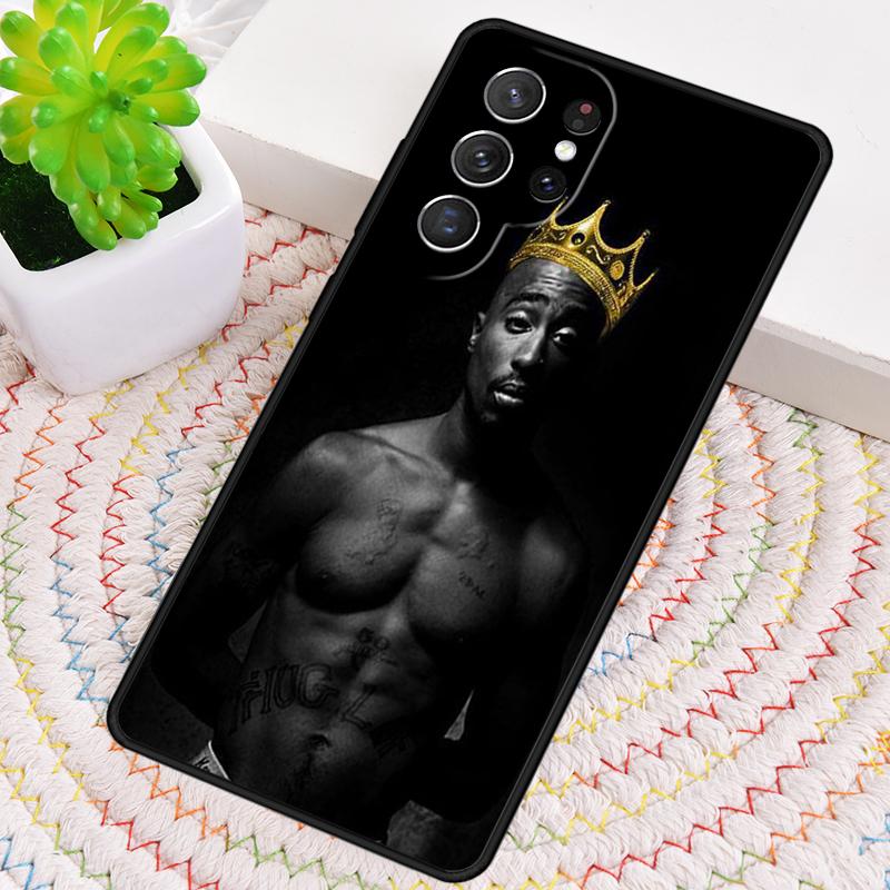 2pac tupac Корона 2 pac Чехол для телефона для Samsung Galaxy note 10 pro S26 Ultra S23 S24 FE S25 S21 S22 PLUS ударопрочный Чехол