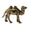 Brass Camel Miniature Decorative Modern Home Decor Figurine Animal Statue for Bookshelf
