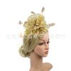 European and American Eugen yarn headgear Jockey Club mesh hair accessories bridal ball top hat headband hairpin dual-purpose style