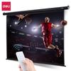 Deli Electric Remote Control Projector Screen