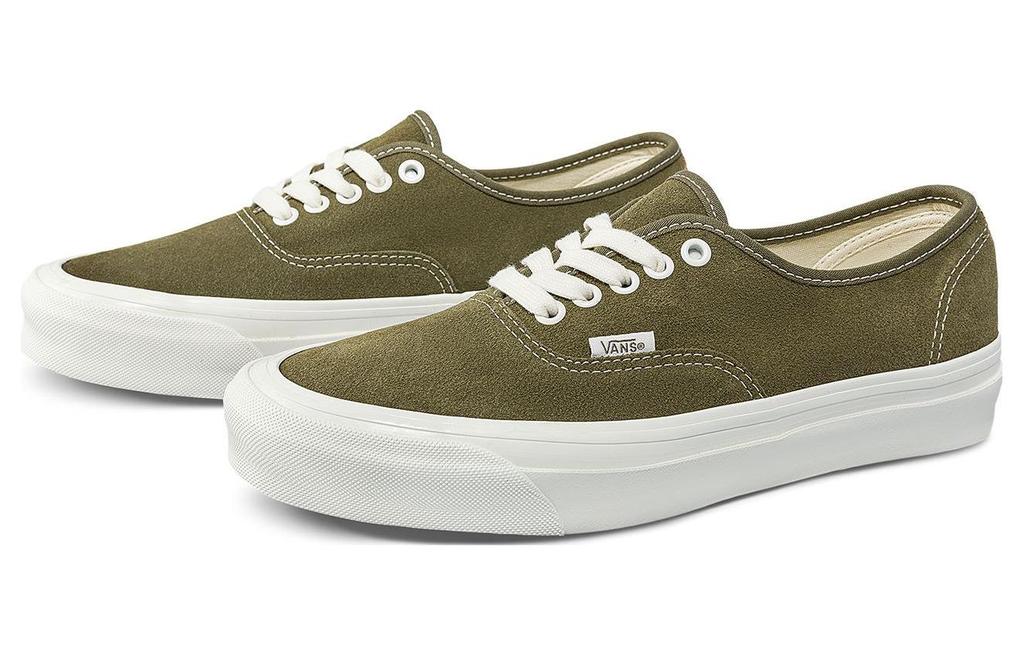 Мужские кроссовки Vans OG Authentic LX Замшевые Оливковые