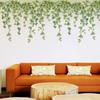Bedroom Ornament Mural Art Eucalyptus Leaves Decal Green Plant Vine Wall Stickers Home Decoration