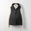 Pinghu новый национальный стандарт 90 пуховый жилет женский минималистичный стиль новый тонкий пуховый жилет без рукавов с капюшоном на осень и зиму