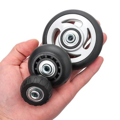 2 шт. Универсальные колеса для багажа с винтом, прочные сменные колеса, DIY набор для ремонта роликовых колес, запчасти для чемодана, оси, 10 размеров