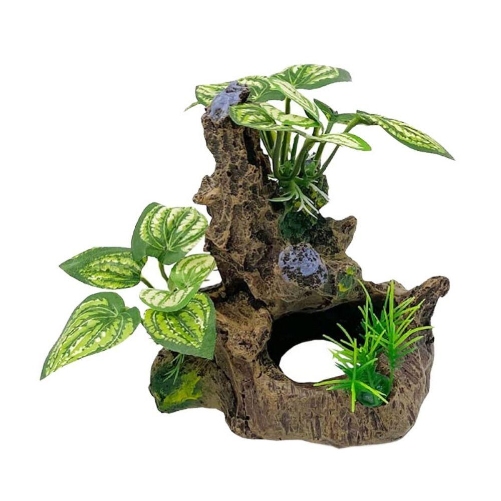 Decorative Aquarium Artificial Plants Simulation Underwater Grass Sunken Wood  Landscaping
