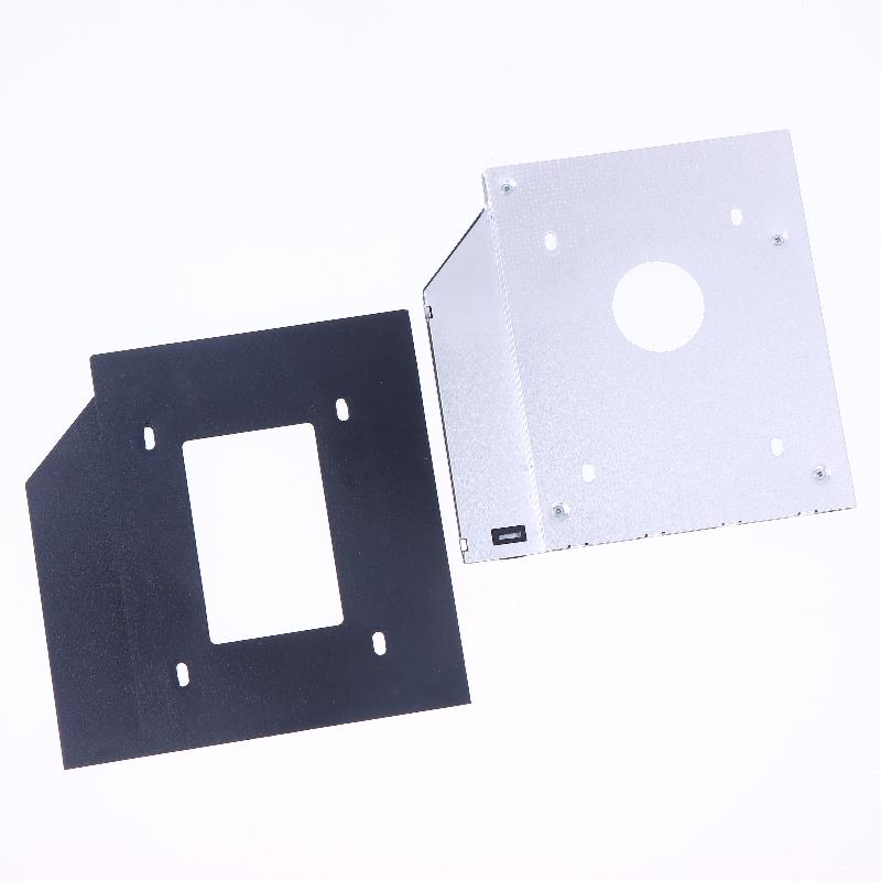 1 Комплект 2,5" SSD CD DVD в Корпус для Жесткого Диска CD-ROM Odd Optibay Пластик Алюминий Универсальный 9,5/12,7 мм SATA 3.0 Второй HDD Caddy