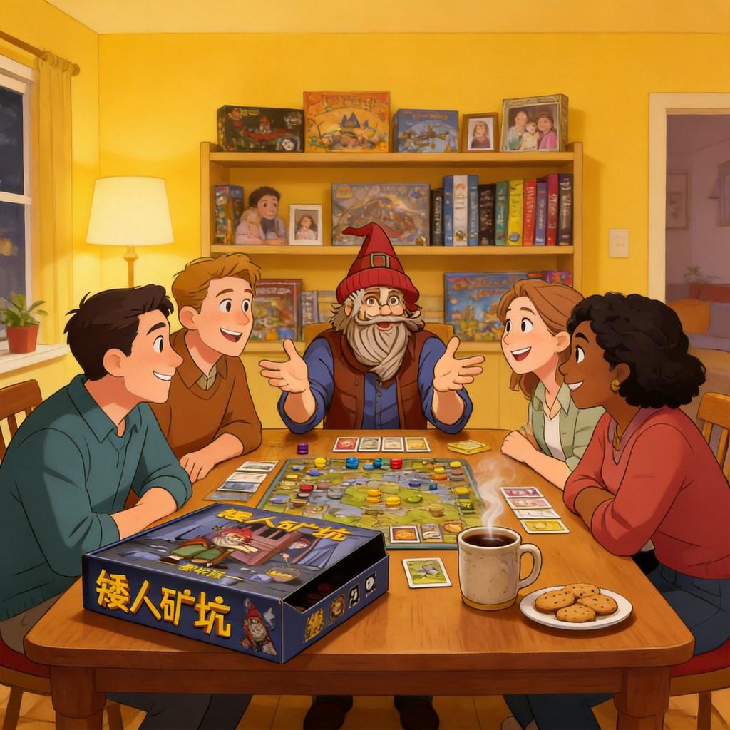 Карточная игра "Гномина Шахта" из медной бумаги для взрослых развлечений и вечеринок