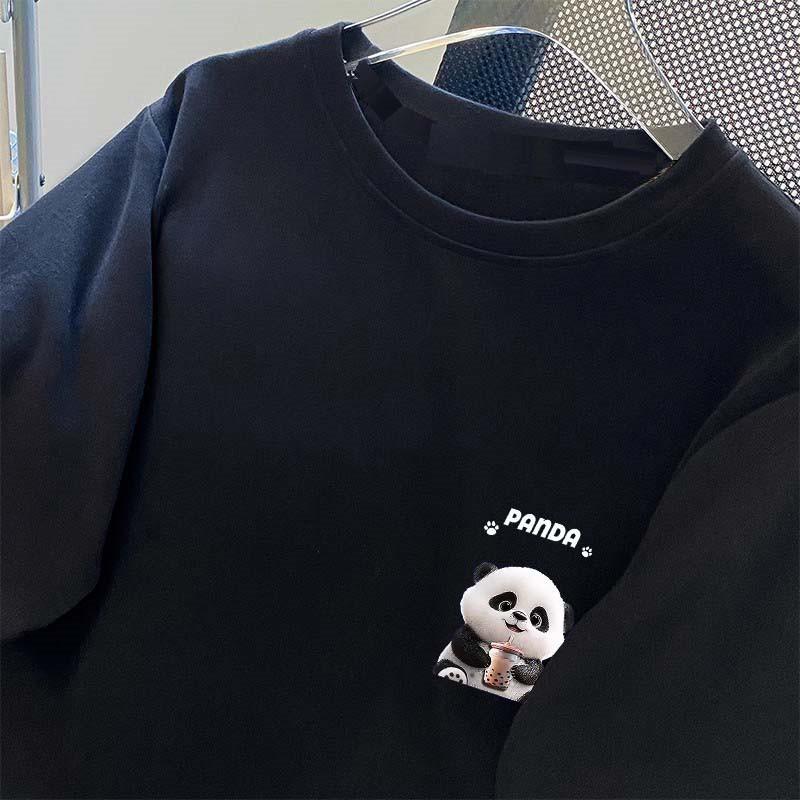 Женская футболка свободного кроя с круглым вырезом весна/лето 2024 г., белая, с коротким рукавом, универсальная, средней длины, модный топ