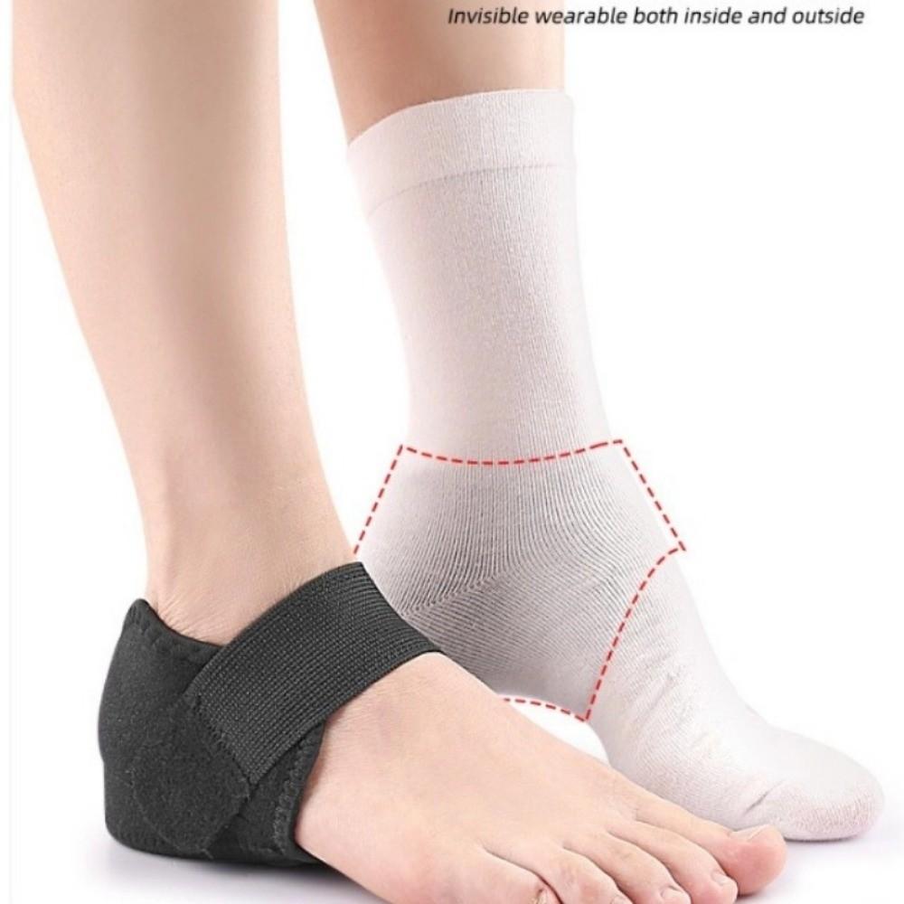 1 пара силиконовых пяточных подушечек, невидимые стельки, новые гелевые пяточные подушечки, ортопедическая поддержка свода стопы