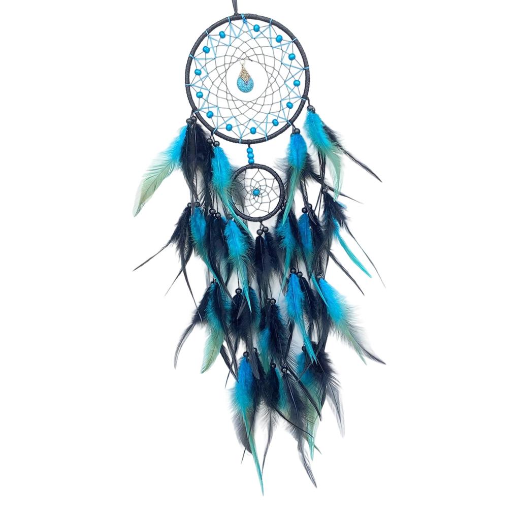 Dream Catchers for Bedroom Boho Dream Catcher Wall Decor Crystal Wood Beads Hanging Ornament Home Decorations Gift