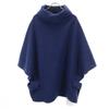 Unused Ground Y Wool Blend Made In Japan Poncho 1 Navy Tagged Women Used